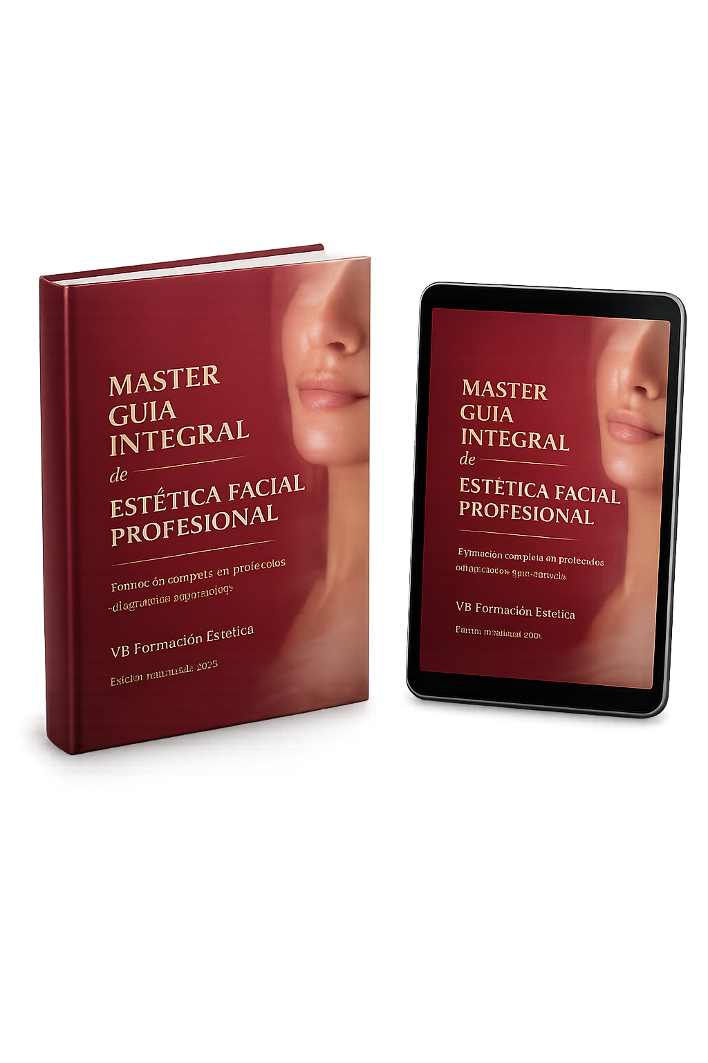 Master Guía Estética Facial + 9 Bonos Digitales + Fichas imprimibles